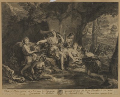 Diana und ihre Jungfrauen von Gaspard Duchange