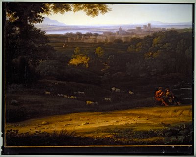 Italienische pastorale Landschaft, undatiert von Gaspard Poussin Dughet