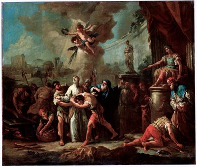 Das Martyrium des Heiligen Laurentius von Gaspare Diziani