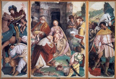 Anbetung der Heiligen Drei Könige von Gaudenzio Ferrari