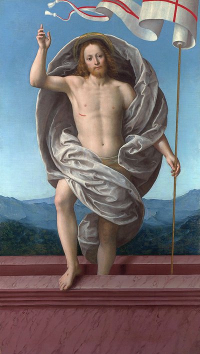 Christus erhebt sich aus dem Grab von Gaudenzio Ferrari