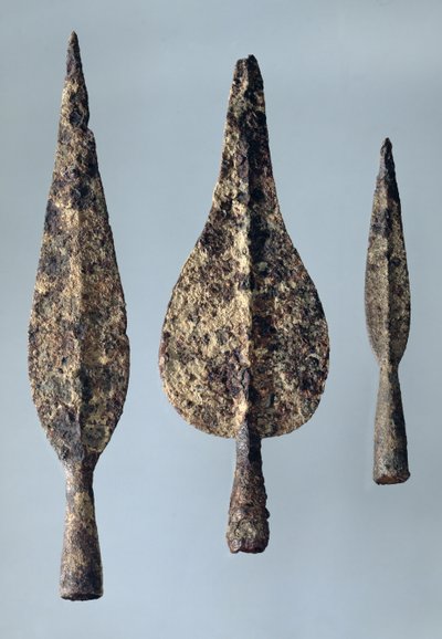 Lanzen- und Speerspitzen, 475-300 v. Chr. von Gaulish
