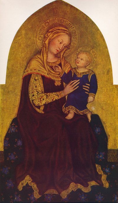 Madonna und Kind, ca. 1420 von Gentile da Fabriano