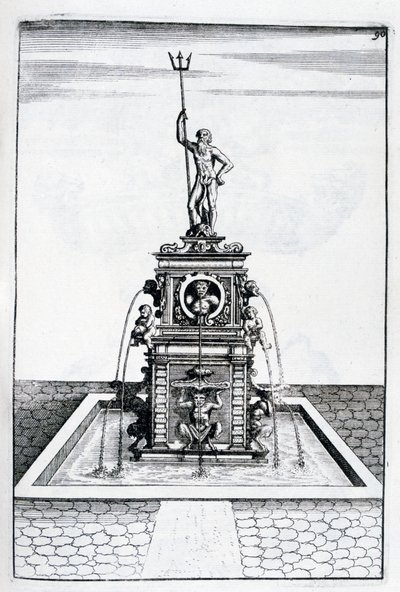 Brunnenentwurf, 1664 von Georg Andreas Bockler