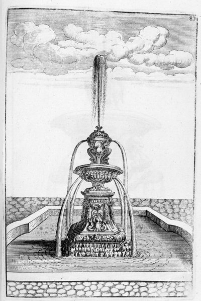Brunnenentwurf, 1664 von Georg Andreas Bockler