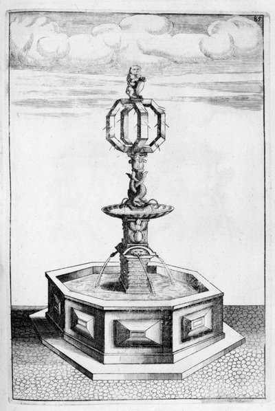 Brunnenentwurf, 1664 von Georg Andreas Bockler