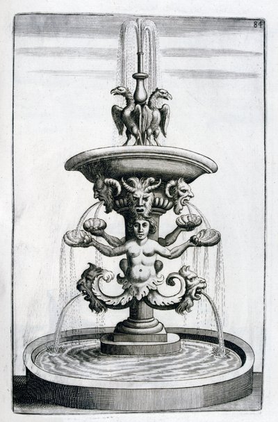 Brunnenentwurf, 1664 von Georg Andreas Bockler