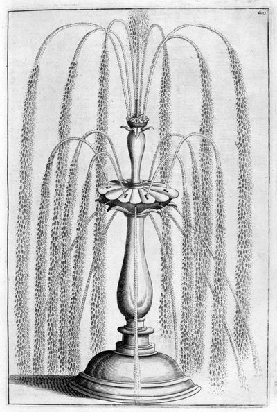 Ornamentaler Brunnenentwurf, 1664 von Georg Andreas Bockler