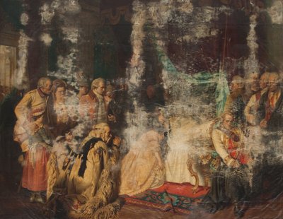 Kaiser Joseph II. auf dem Totenbett von Georg Conräder