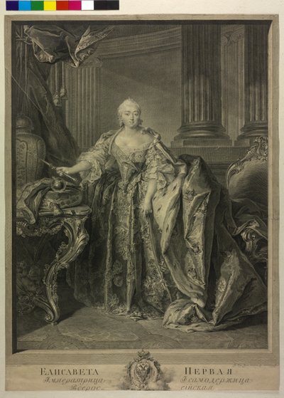 Kaiserin von Russland Elisabeth Petrowna von Georg Friedrich Schmidt
