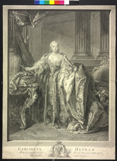 Kaiserin von Russland Elisabeth Petrowna von Georg Friedrich Schmidt