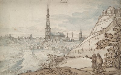 Ansicht von Landshut von Georg Hoefnagel