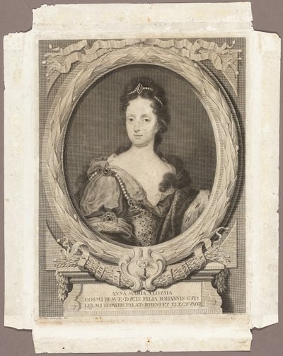 Anna Maria Luisa von Georg Martin Preissler