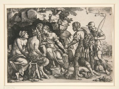 Thetis und Chiron von Georg Pencz