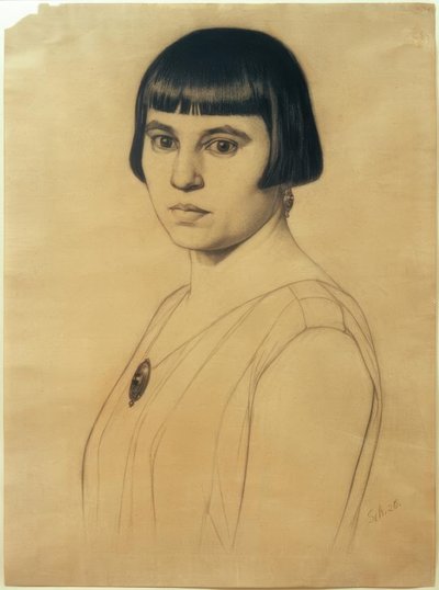 G.Scholz, Porträt Elisabeth Scholz von Georg Scholz