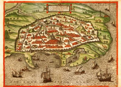 Alexandria, Ägypten von Georg and Hogenberg Franz (1535 90) Braun