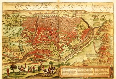 Kairo, Ägypten von Georg and Hogenberg Franz (1535 90) Braun