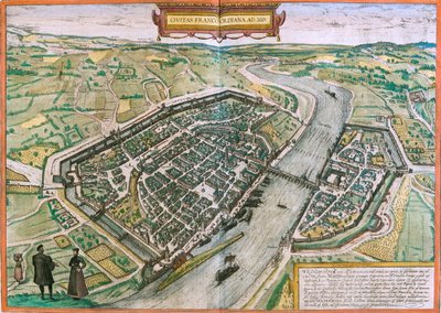 Frankfurt, Deutschland von Georg and Hogenberg Franz (1535 90) Braun