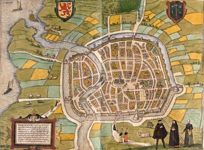 Haarlem, Niederlande von Georg and Hogenberg Franz (1535 90) Braun