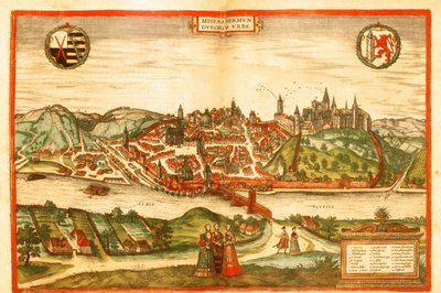 Meißen, Deutschland von Georg and Hogenberg Franz (1535 90) Braun