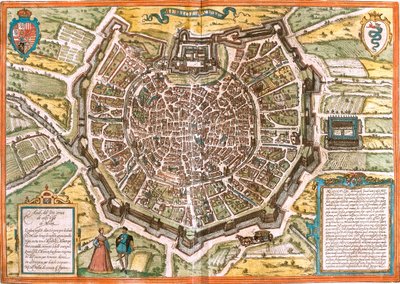 Mailand, Italien von Georg and Hogenberg Franz (1535 90) Braun
