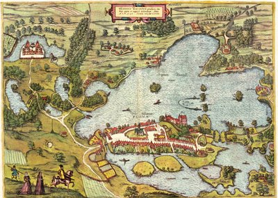 Plön, Deutschland von Georg and Hogenberg Franz (1535 90) Braun