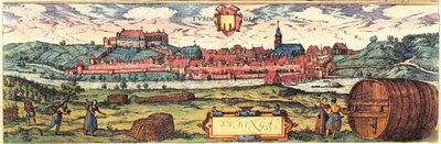 Tübingen von Georg and Hogenberg Franz (1535 90) Braun