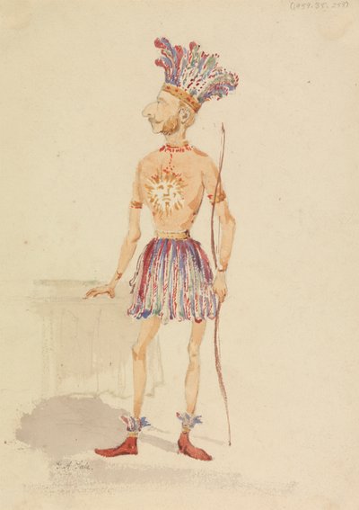 Engländer in Inka-Kostüm von George Augustus Sala