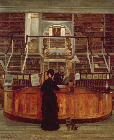 Philadelphia Bibliothek, 1875 von George Bacon Wood