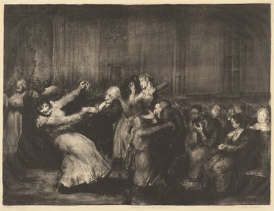 Tanz in einer Irrenanstalt von George Bellows