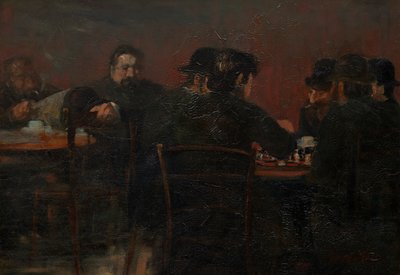 Schachspieler von George Benjamin Luks