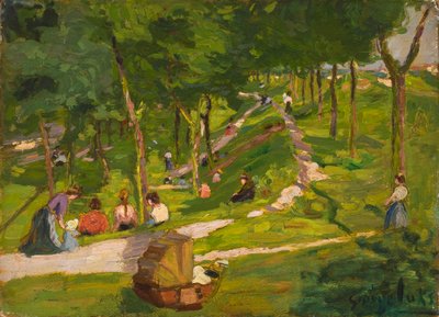 New York Park von George Benjamin Luks