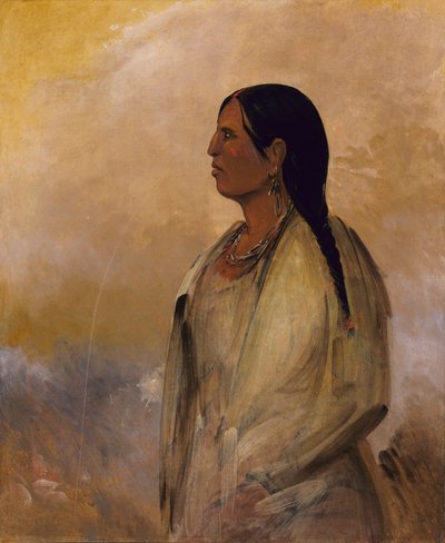 Eine Choctaw-Frau von George Catlin
