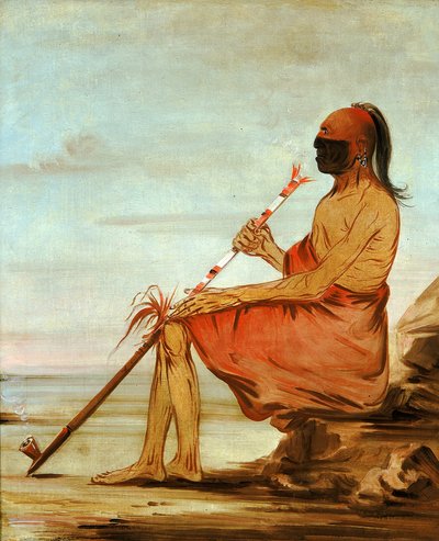 Coo-coo-coo, Die Eule, ein alter Häuptling von George Catlin