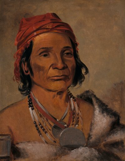 Tiefer See, ein alter Häuptling von George Catlin