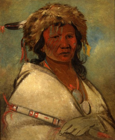Großer Held, ein Häuptling von George Catlin