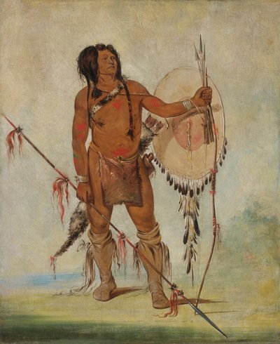 His-oo-sán-chees, Kleiner Spanier, ein Krieger von George Catlin