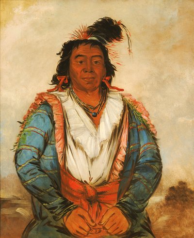 Hose-put-o-káw-gee, ein Tapferer von George Catlin
