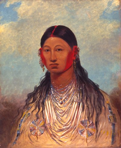 Koon-za-ya-me, Weiblicher Kriegsaal, 1844 von George Catlin