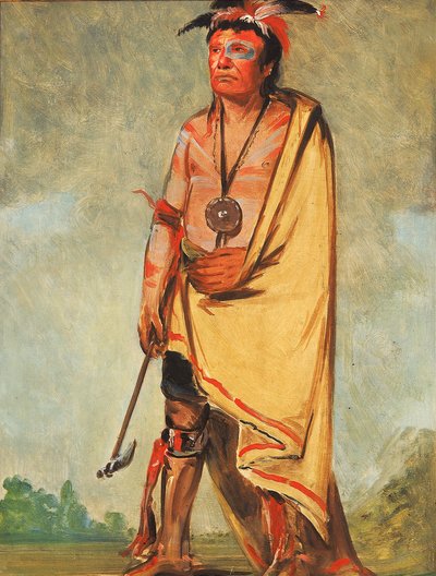No-ak-chóo-she-kaw, Er, der die Büsche bricht von George Catlin