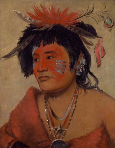 Pah-shee-náu-shaw, ein Krieger von George Catlin