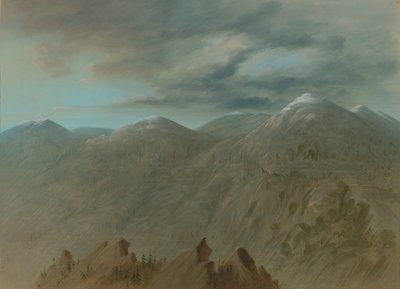 Salmon River Mountains von George Catlin