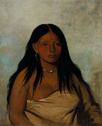 Shé-de-ah, Wilder Salbei, eine Wichita-Frau von George Catlin