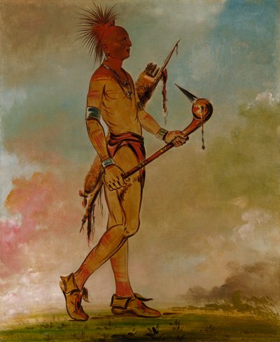 Shin-ga-wás-sa, Schöner Vogel von George Catlin