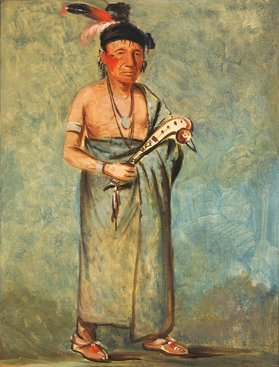 Span-e-o-née-kaw, Der Spanier, 1828 von George Catlin