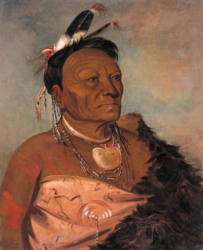 Wee-tá-ra-shá-ro, Häuptling des Stammes von George Catlin