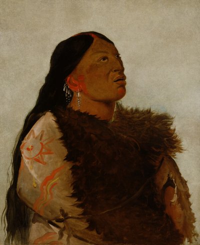 Frau der Sechs, 1832 von George Catlin
