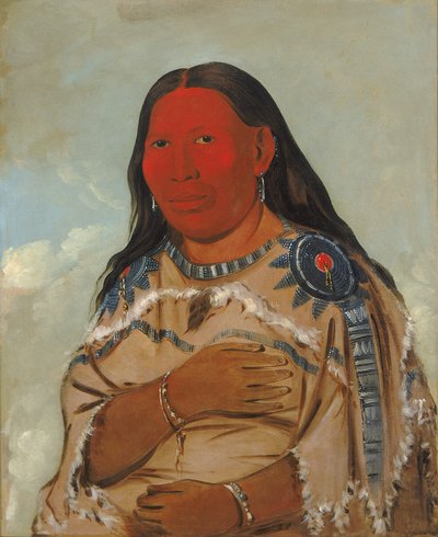Frau von Zwei Krähen von George Catlin