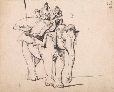 Ein Elefant von George Chinnery