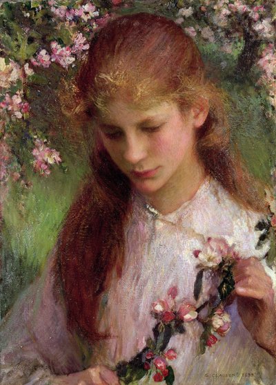 Apfelblüte, 1899 von George Clausen